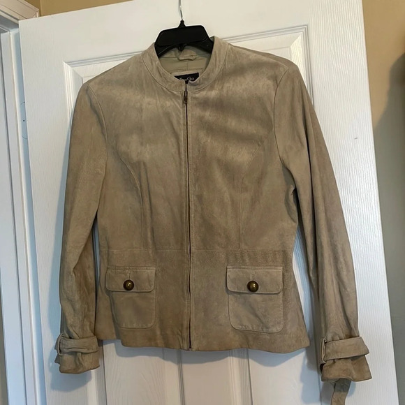 True Grit women’s 100% leather jacket size large - Picture 1 of 10